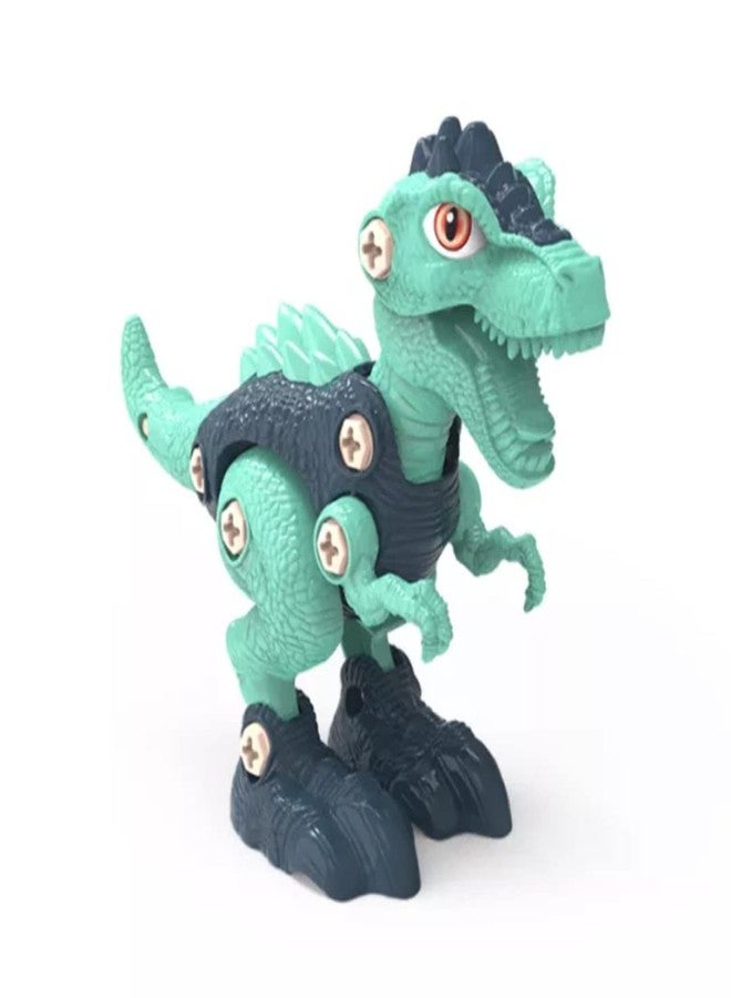 FUN FRY Stem Diy Dinosaur Toys For Kids 3-5, Building Toys, Stem Learning Educational Toy, Toddlers Diy Take Apart Toys, Assembling Toy, Wild Animals Toys, Educational Puzzle Toy (Dinosaur),Blue - Image 1